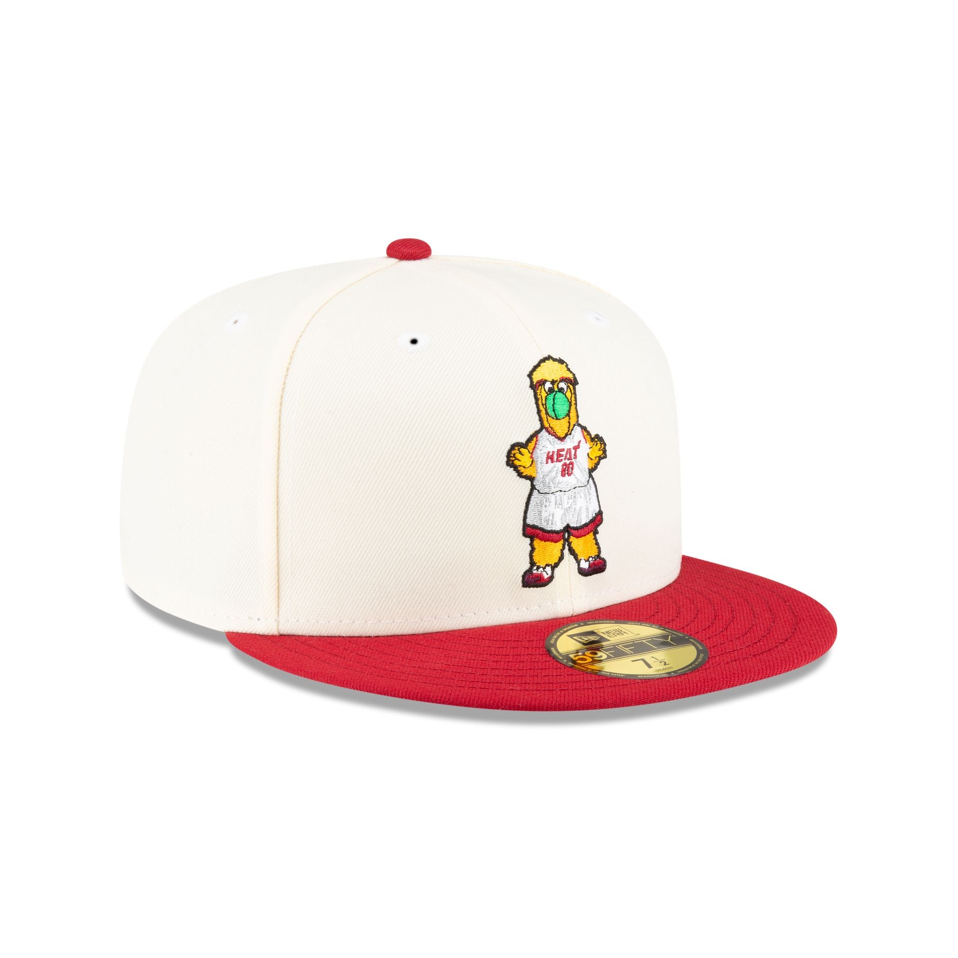 Premium Miami Heat Mascot 59FIFTY Fitted Hat