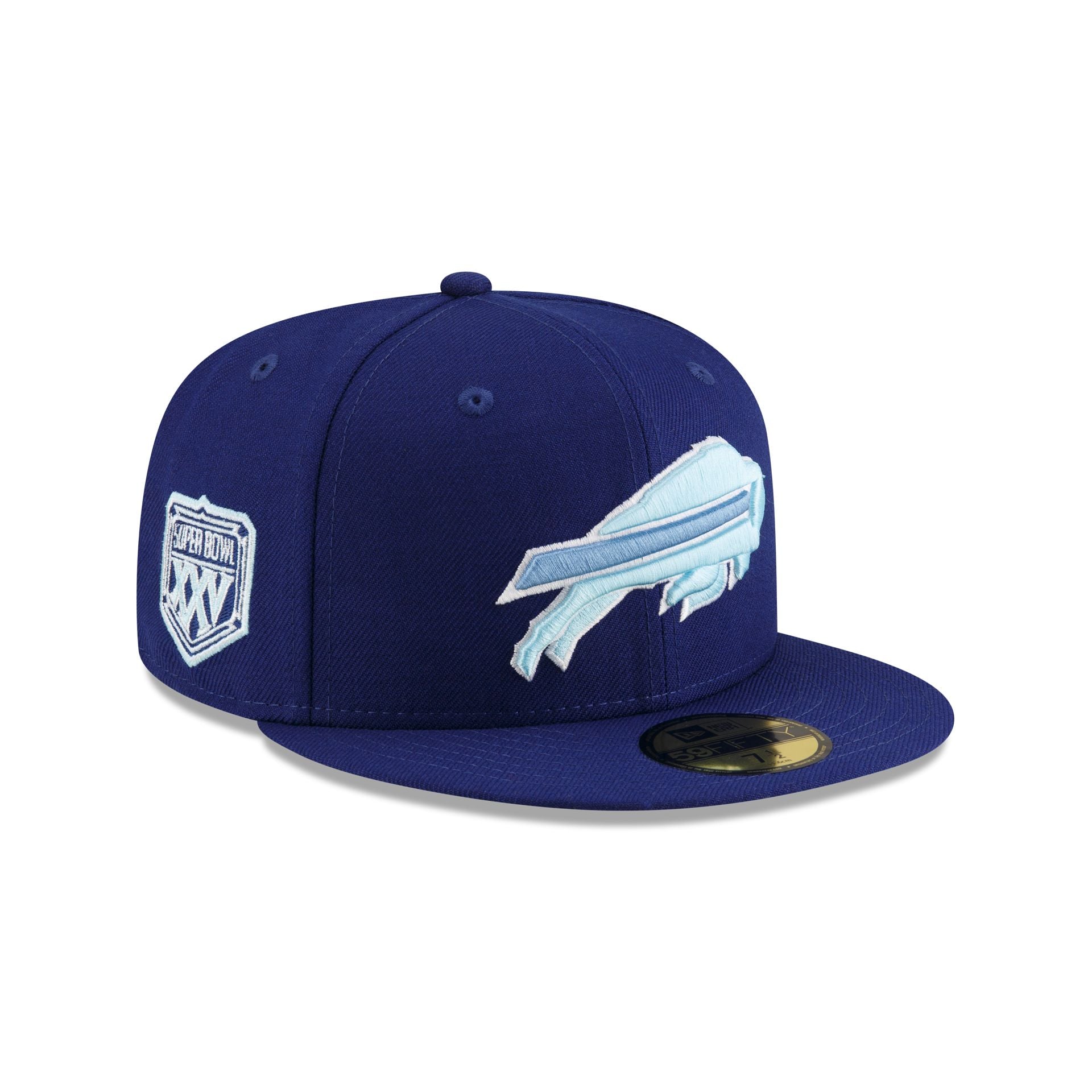 Premium Dark Royal Buffalo Bills 59FIFTY Fitted Hat