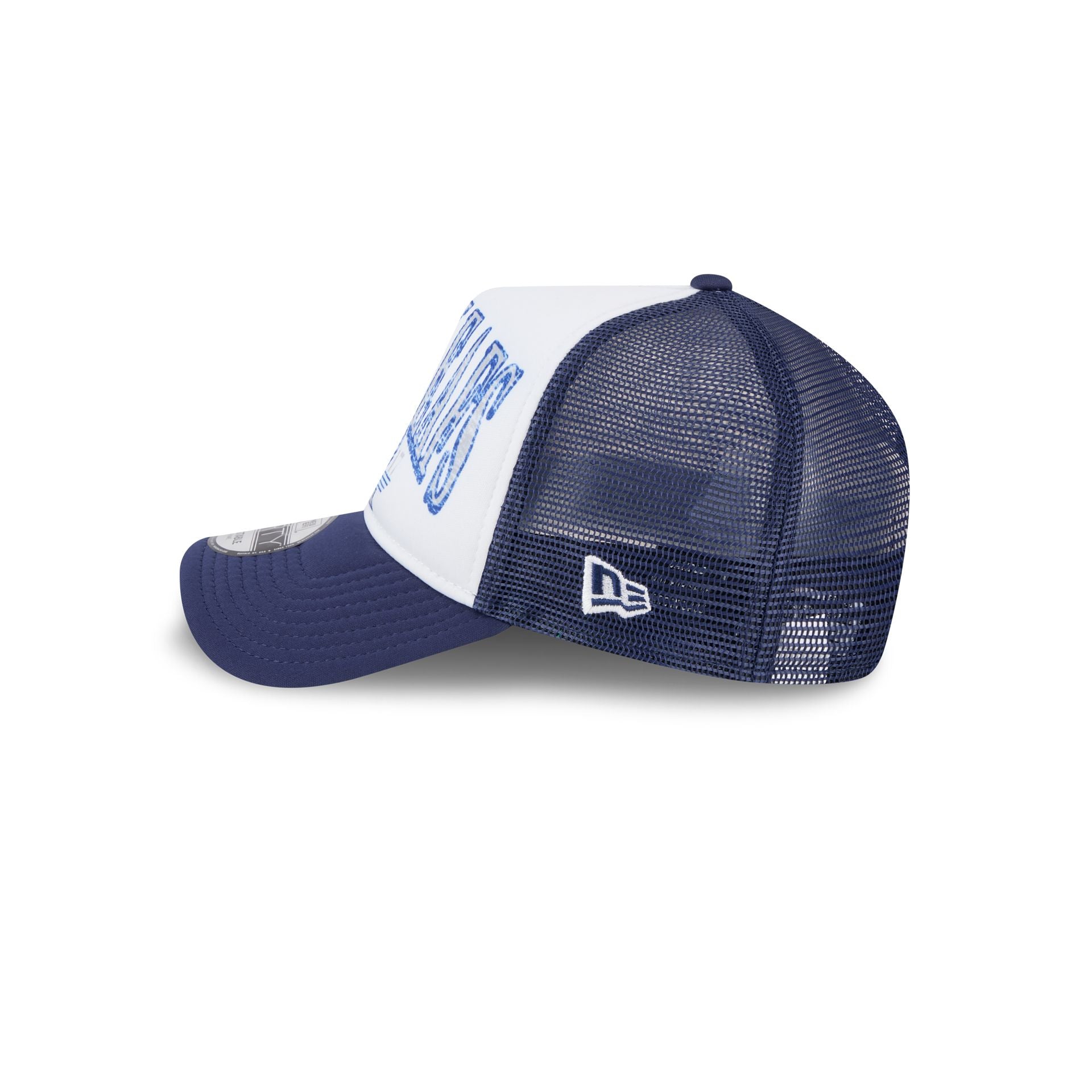 Premium Toronto Maple Leafs Distressed 9FORTY A-Frame Trucker Hat
