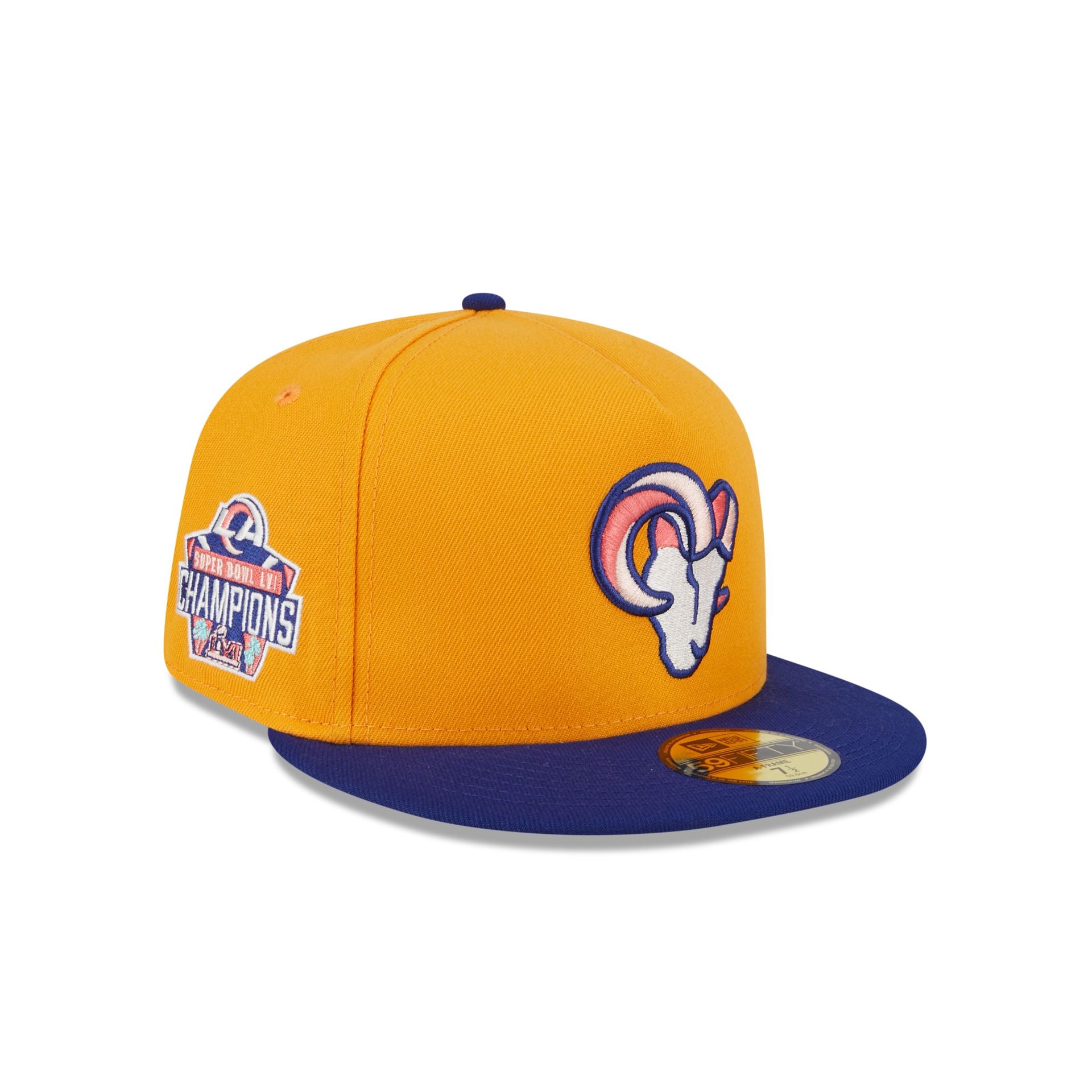 Premium Los Angeles Rams Gold 59FIFTY A-Frame Fitted Hat