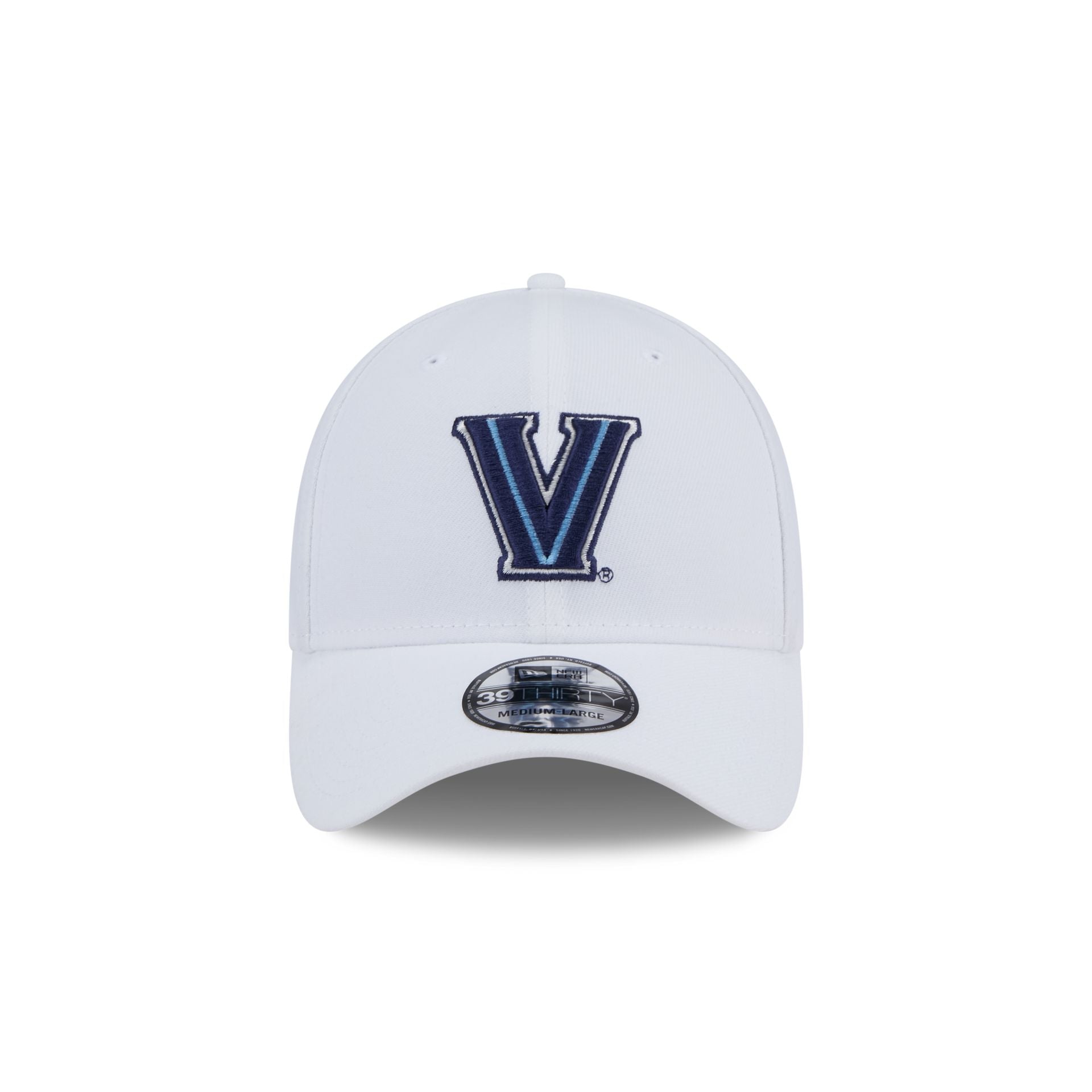 Premium Villanova Wildcats Chrome 39THIRTY Stretch Fit Hat