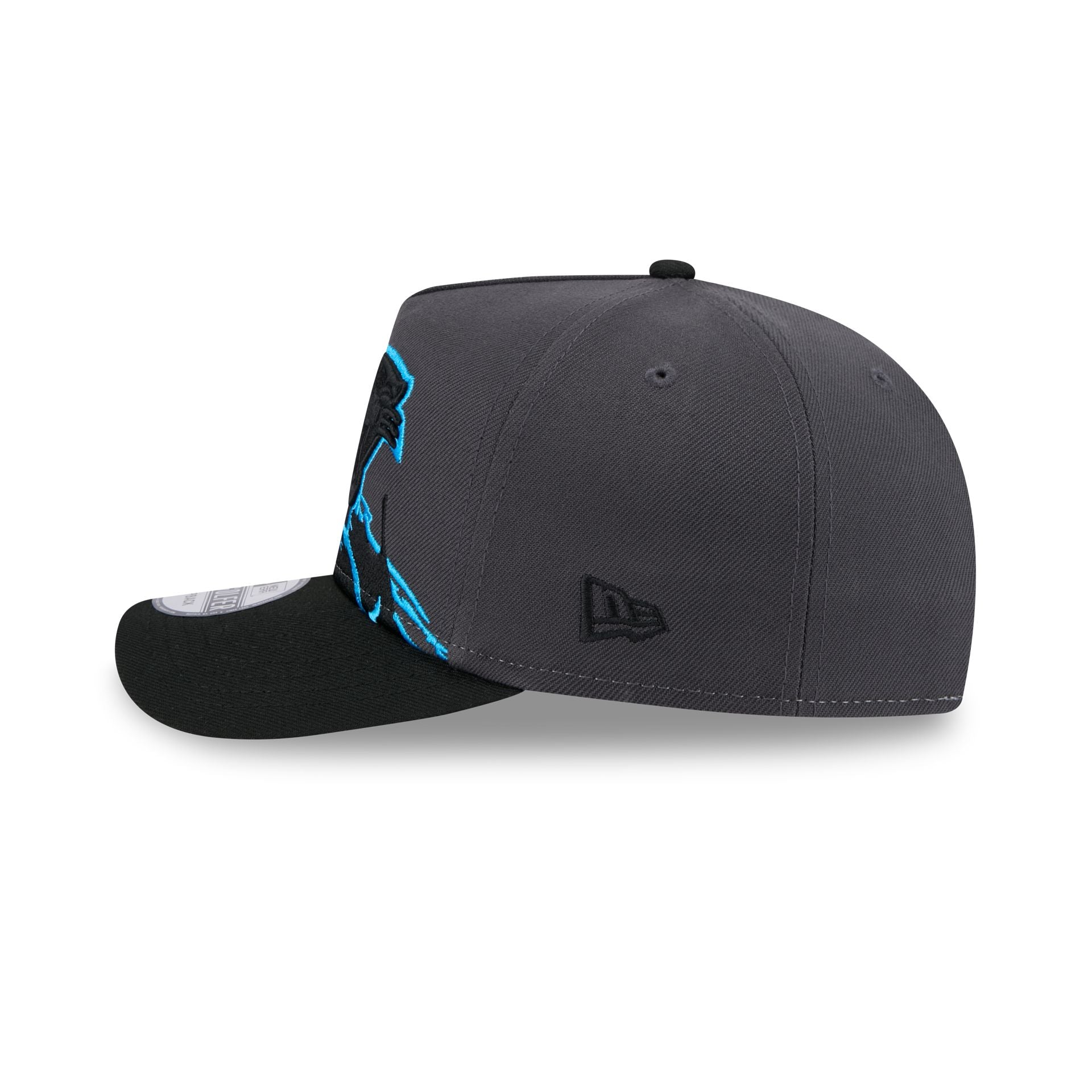 Premium Carolina Panthers Graphite Brushstroke Golfer Hat