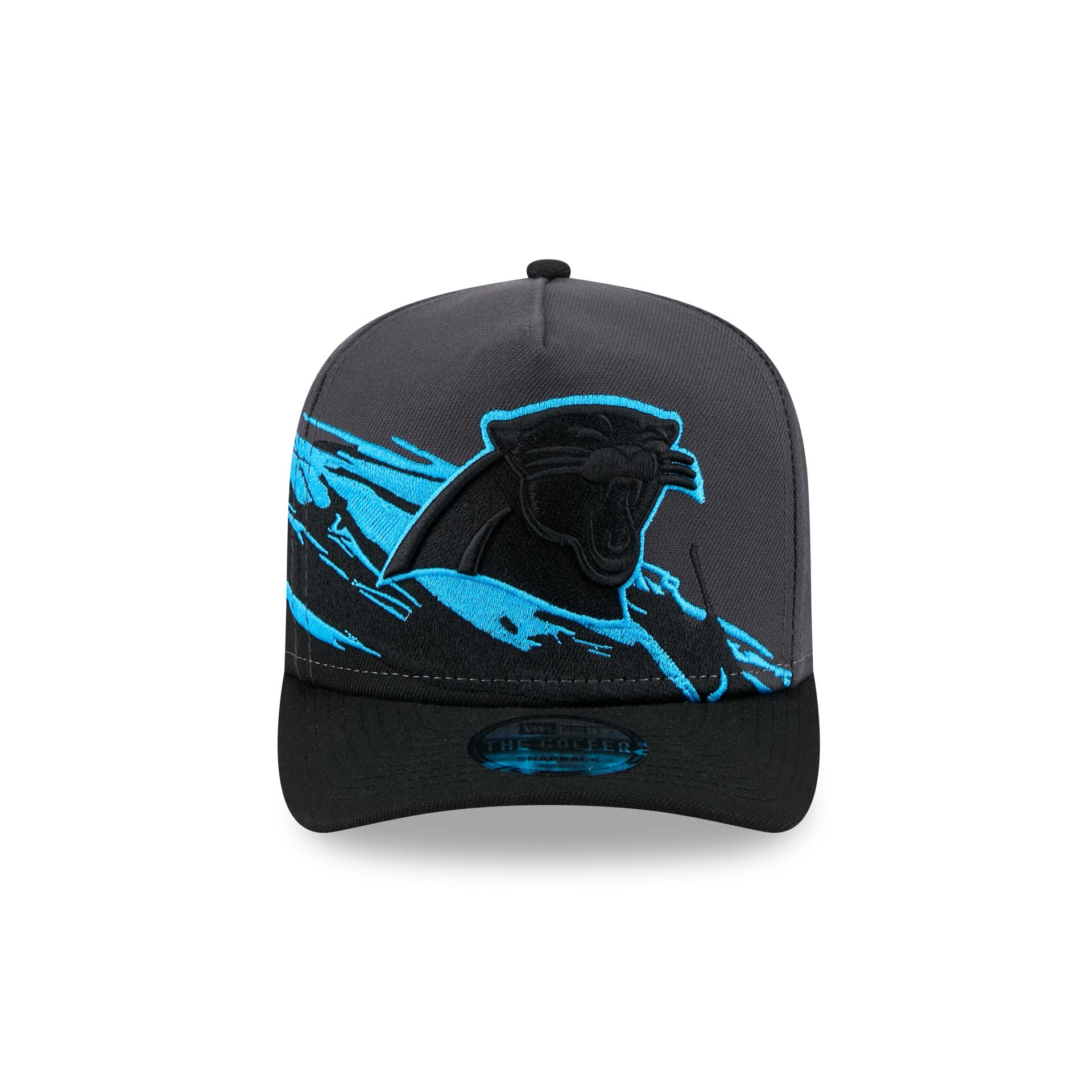Premium Carolina Panthers Graphite Brushstroke Golfer Hat