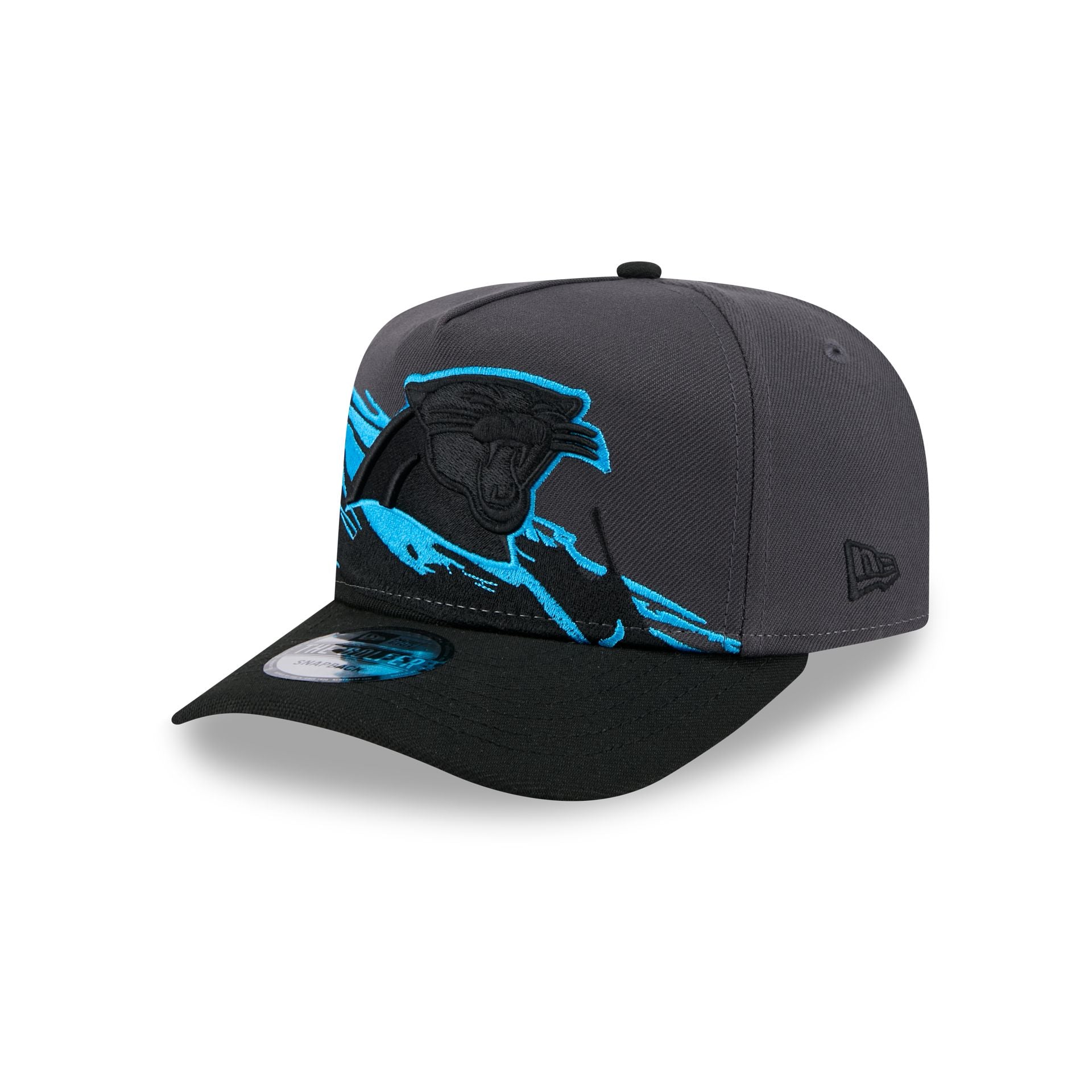 Premium Carolina Panthers Graphite Brushstroke Golfer Hat