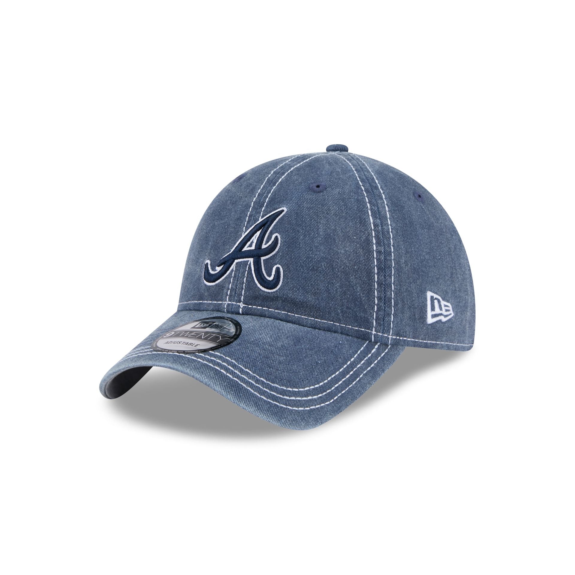 Premium Atlanta Braves 9TWENTY Adjustable Hat with Washed Contrast