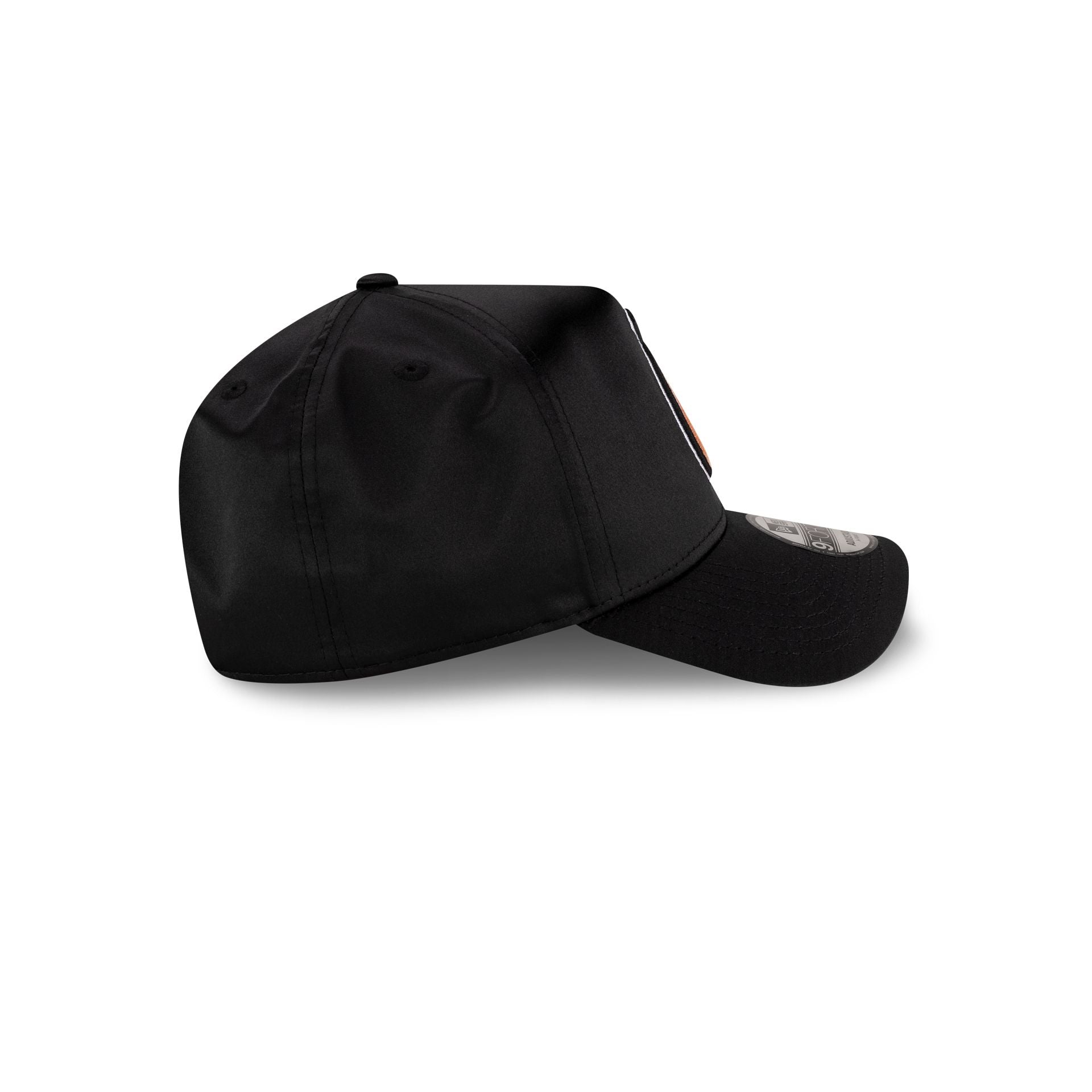 Premium Columbus Clingstones Black Satin 9FORTY A-Frame Snapback Hat