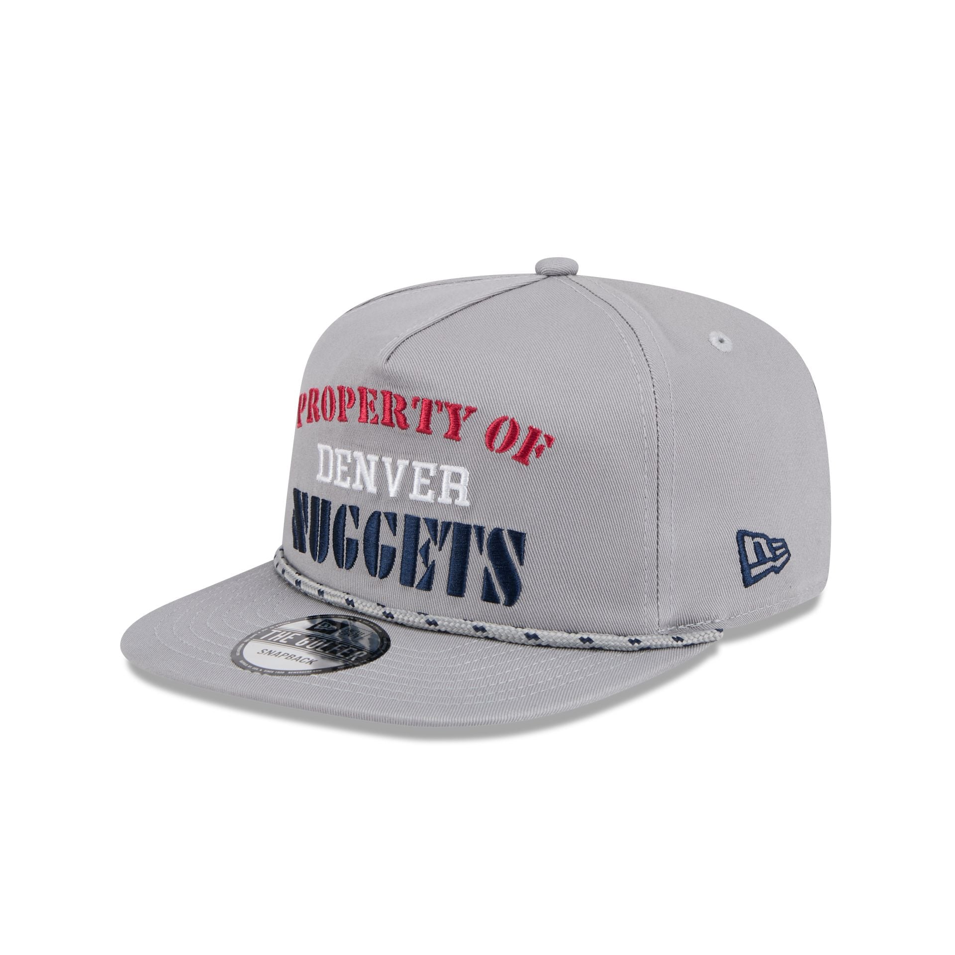 Premium Denver Nuggets Vintage Gray Rope Golfer Hat