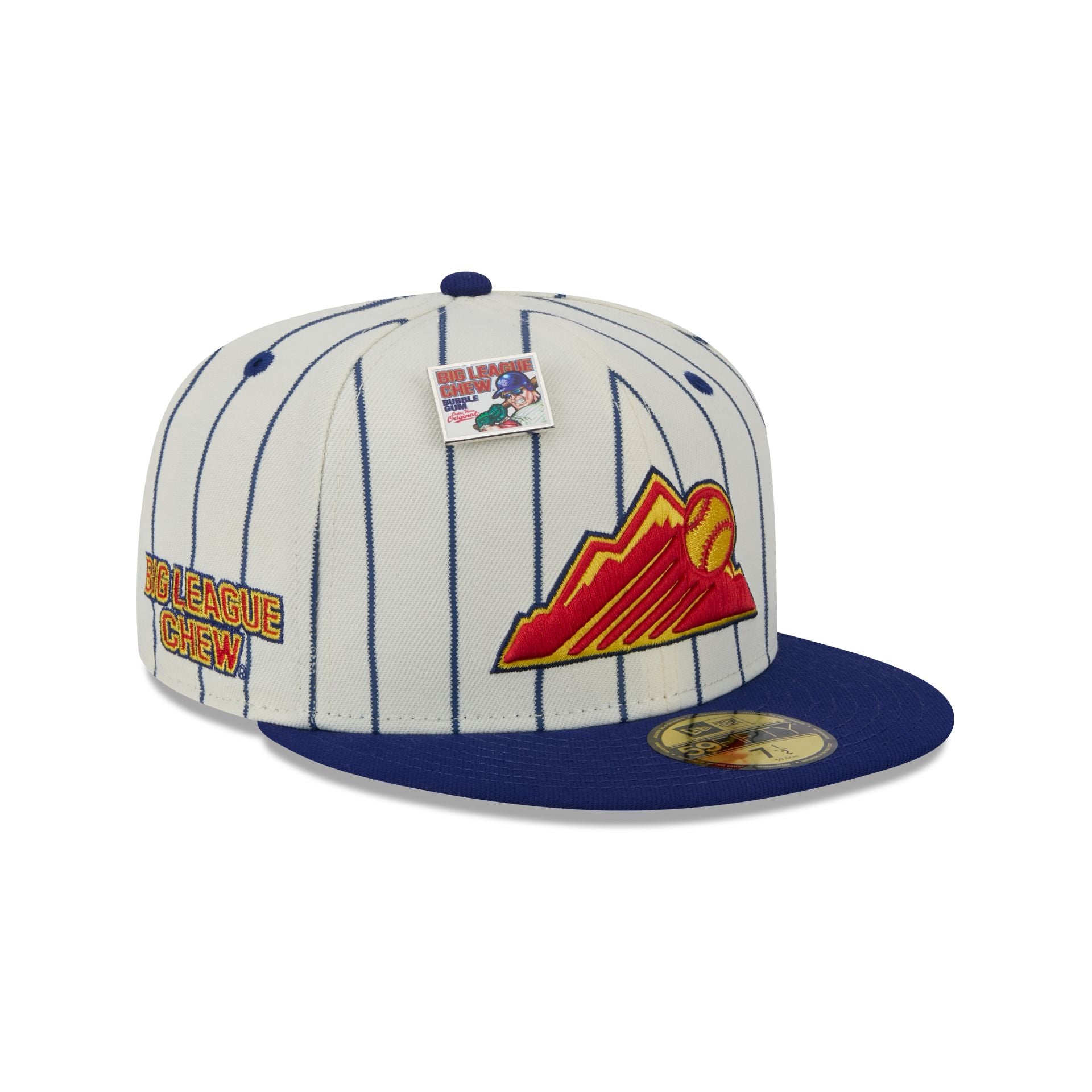 Premium Big League Chew X Colorado Rockies Pinstripe 59FIFTY Fitted Hat