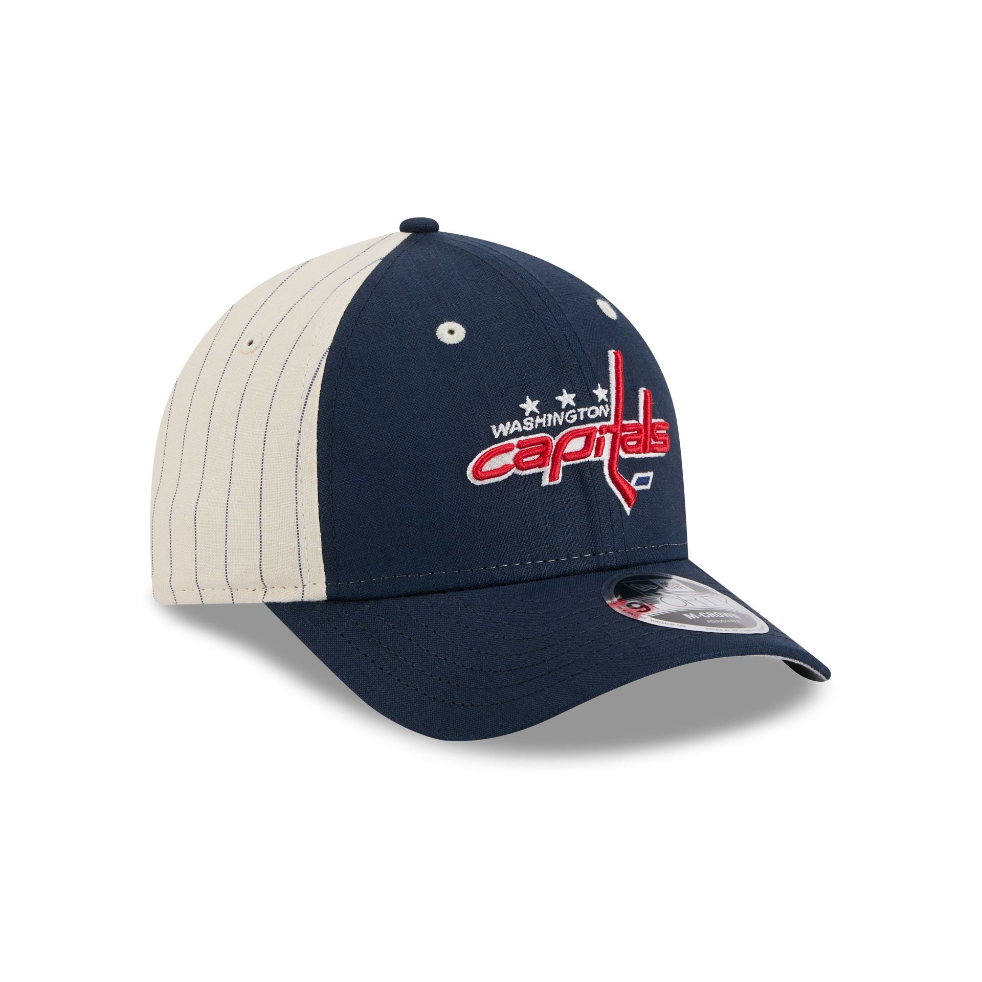 Premium Washington Capitals Linen 9FORTY M-Crown Snapback Hat
