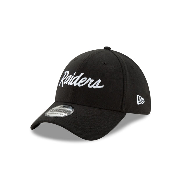 Premium Las Vegas Raiders Team Classic 39THIRTY Stretch Fit Hat