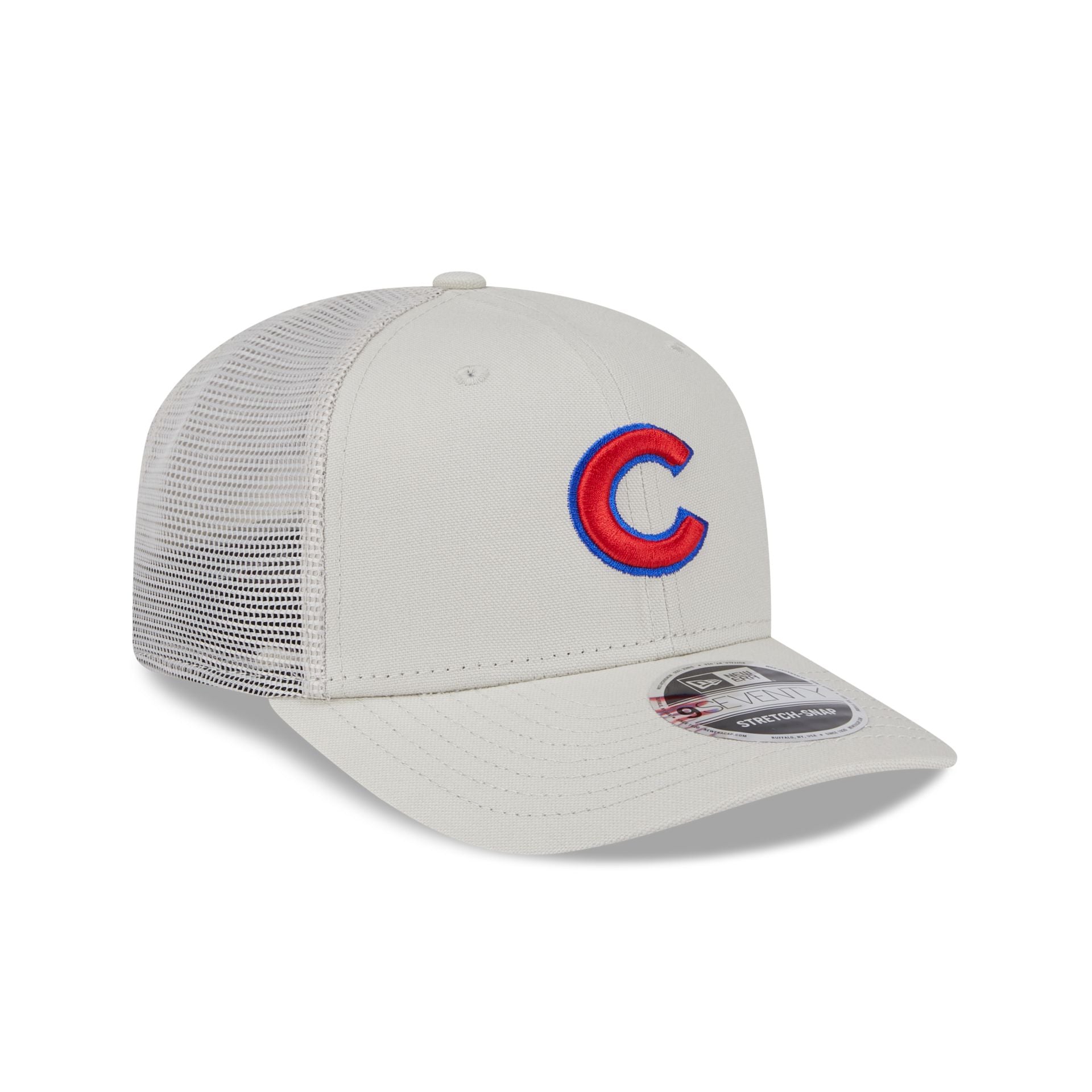 Premium Chicago Cubs Canvas 9SEVENTY Trucker Hat