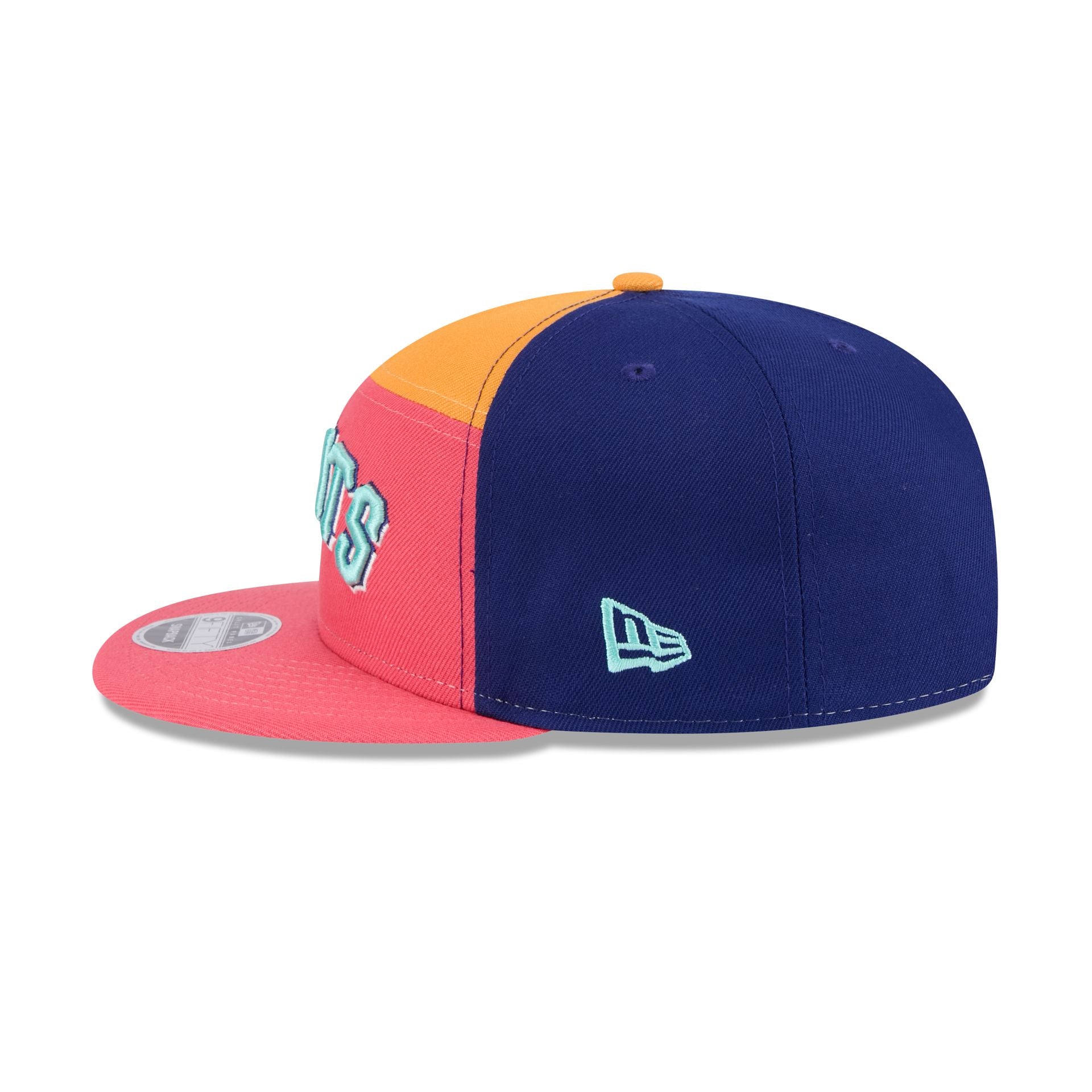 Premium San Francisco Giants Coral 9FIFTY Split Panel Snapback Hat