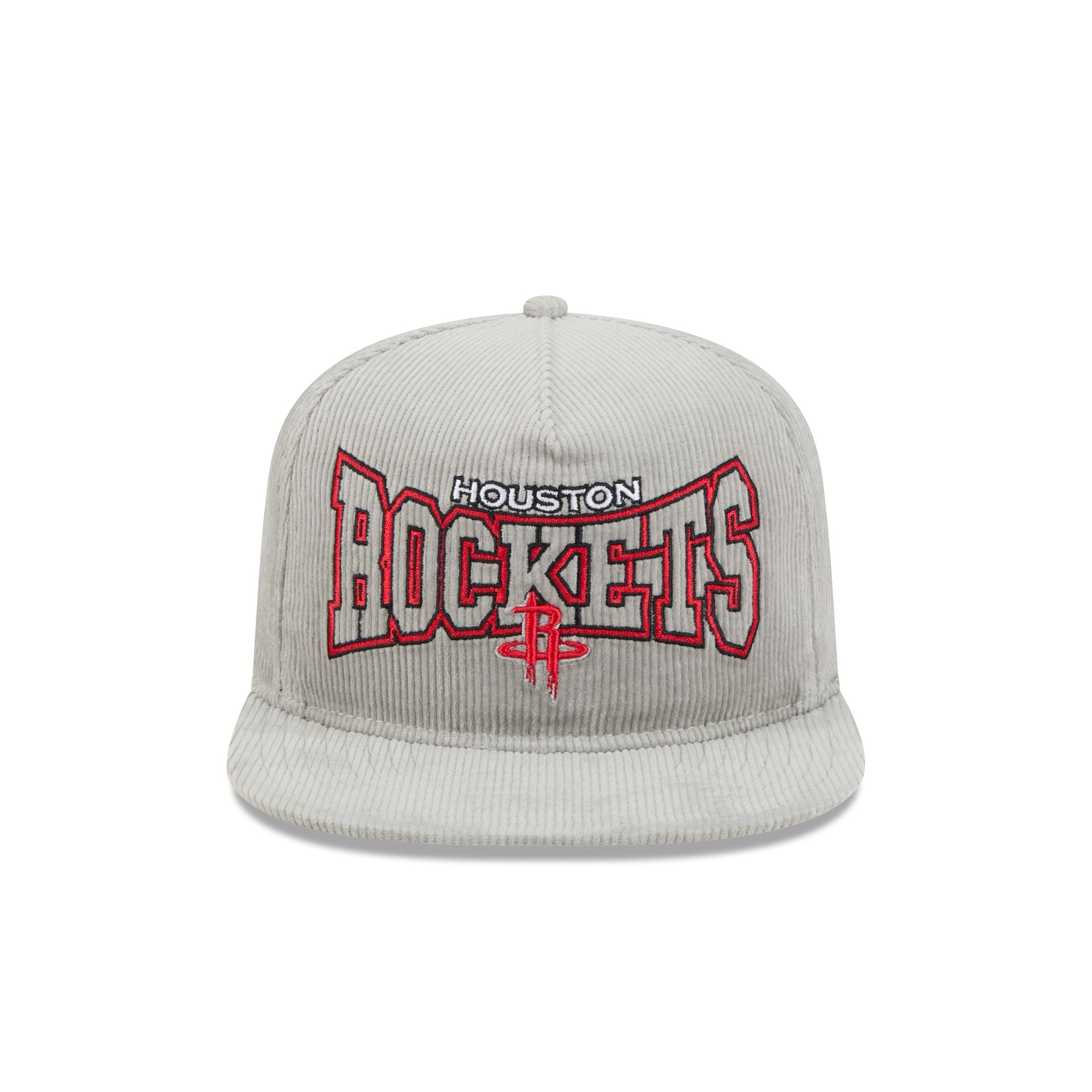 Premium Houston Rockets Gray Cord Golfer Hat