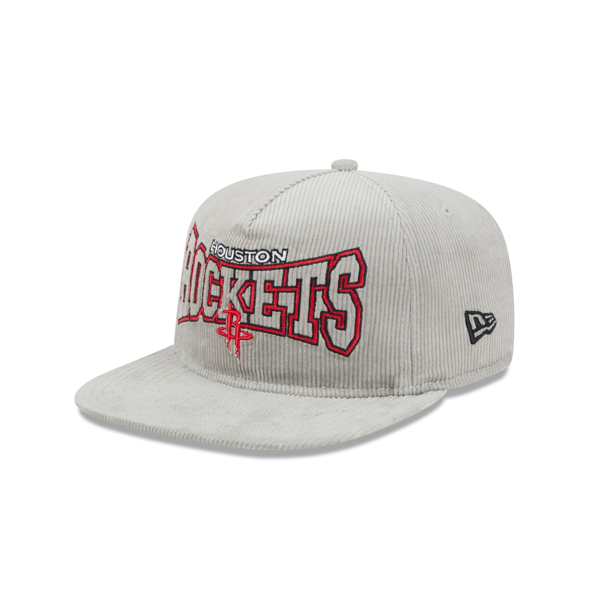 Premium Houston Rockets Gray Cord Golfer Hat