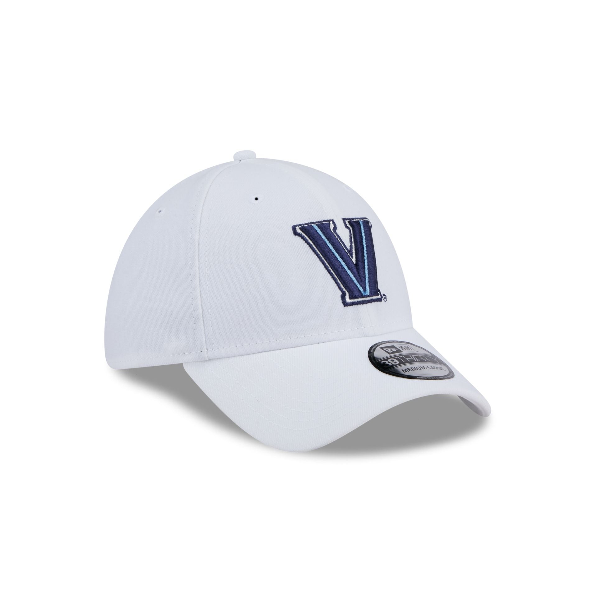 Premium Villanova Wildcats Chrome 39THIRTY Stretch Fit Hat