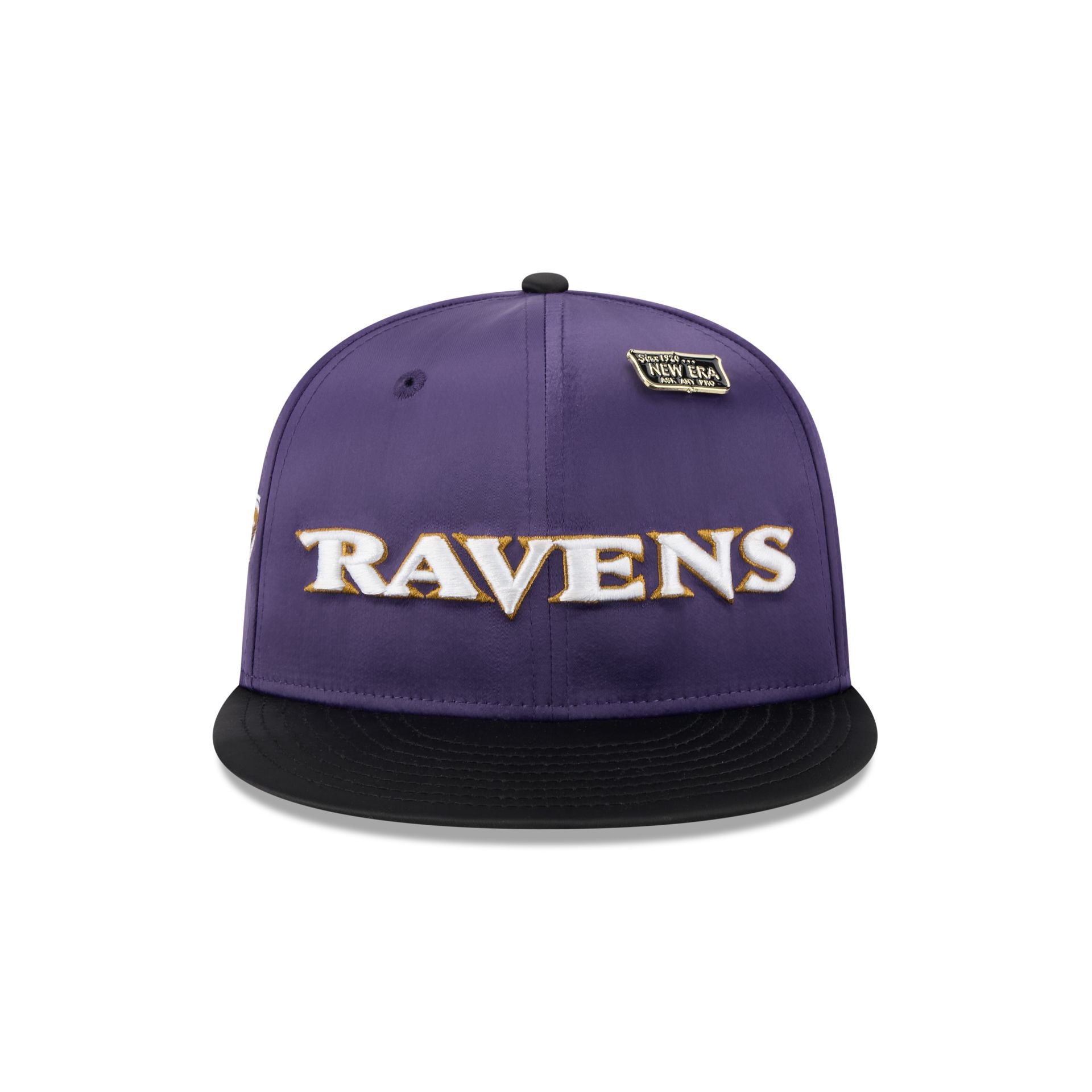 Premium Baltimore Ravens Spring Satin 59FIFTY Fitted Hat