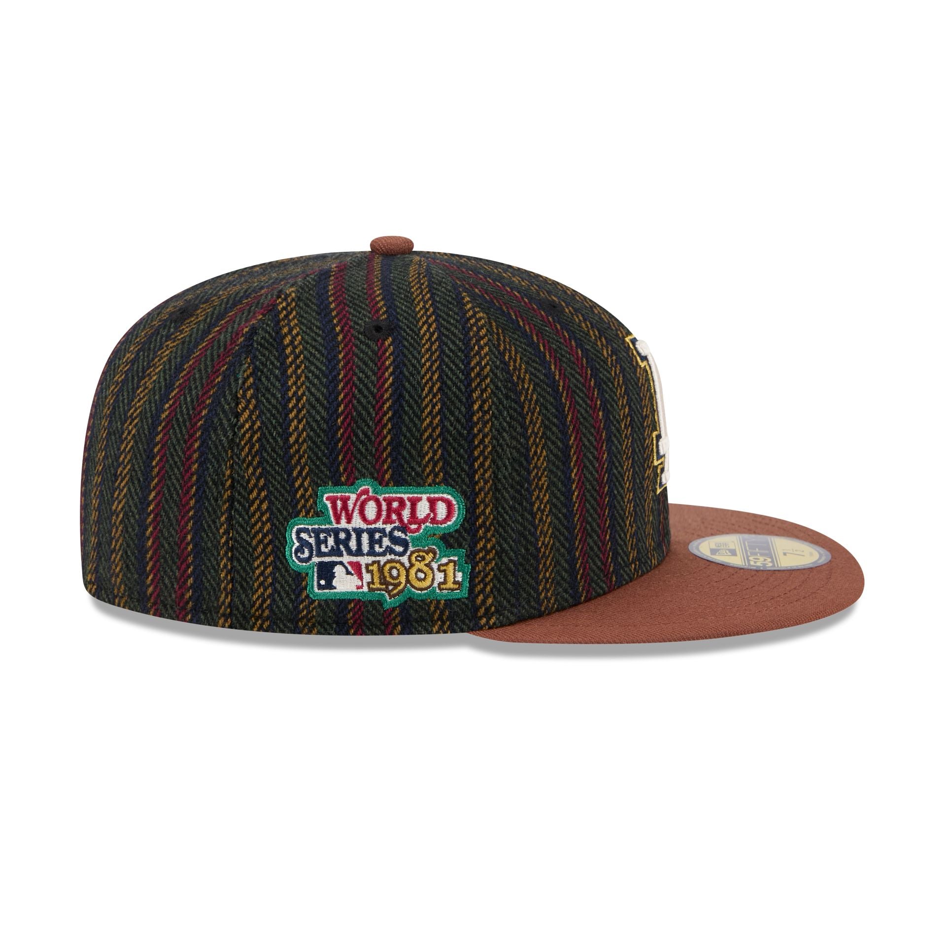 Premium Los Angeles Dodgers Vintage Herringbone 59FIFTY Fitted Hat