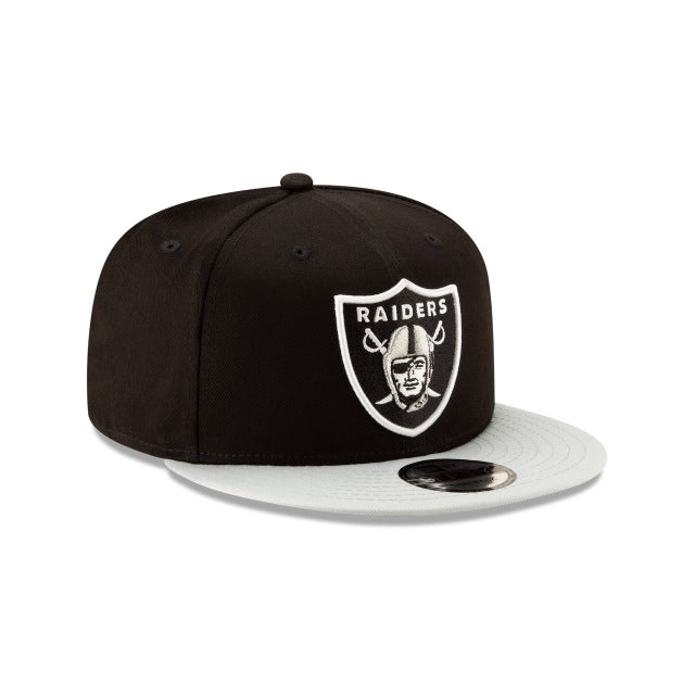 Premium Las Vegas Raiders Two Tone Black 9FIFTY Snapback Hat