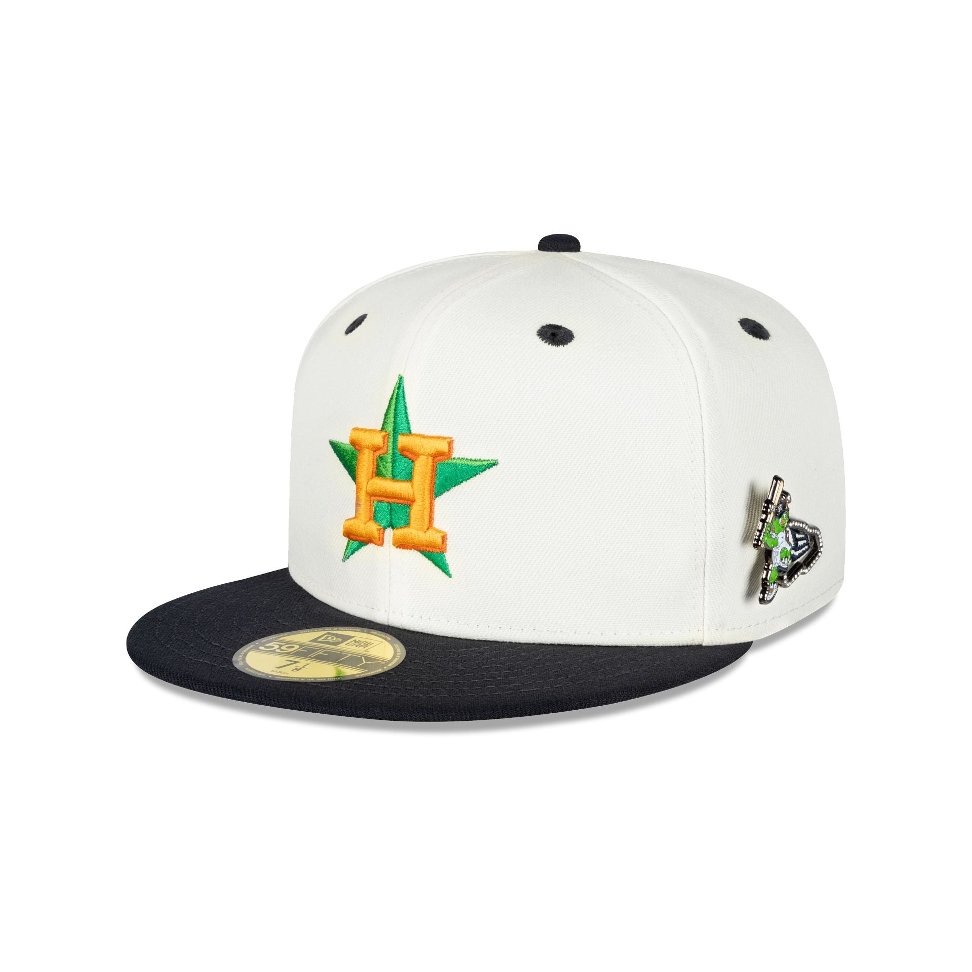 Premium Houston Astros Mascot Pin 59FIFTY Fitted Hat