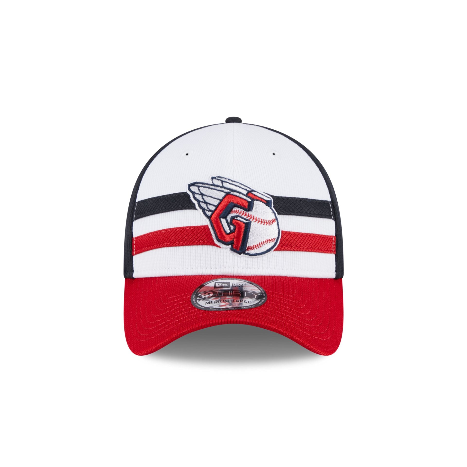 Premium Cleveland Guardians 2025 Batting Practice 39THIRTY Stretch Fit Cap