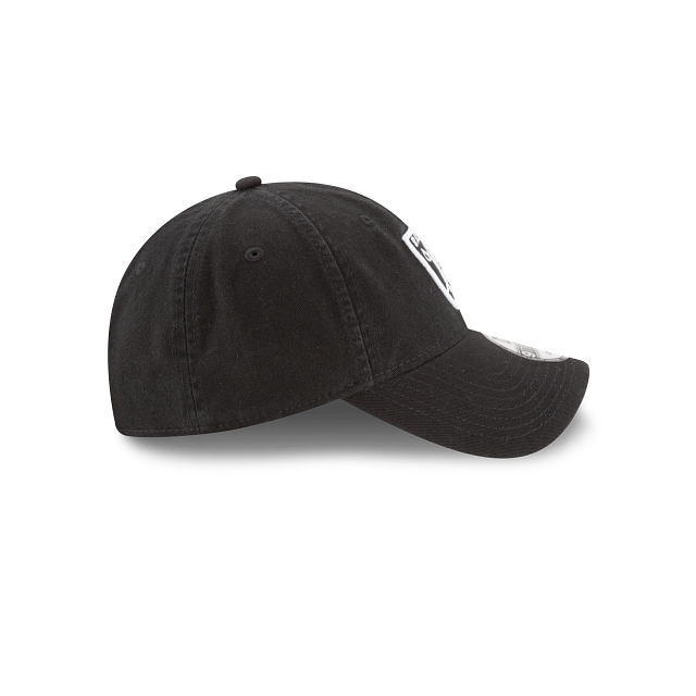 Premium Las Vegas Raiders Core Classic Black 9TWENTY Adjustable Hat
